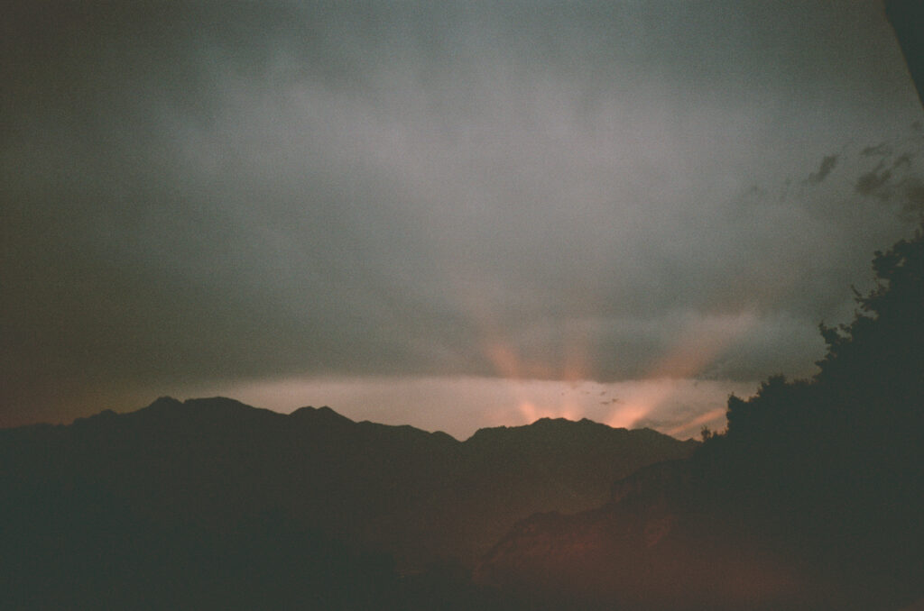 Last Light on the Ridge — Italy - Lake Garda