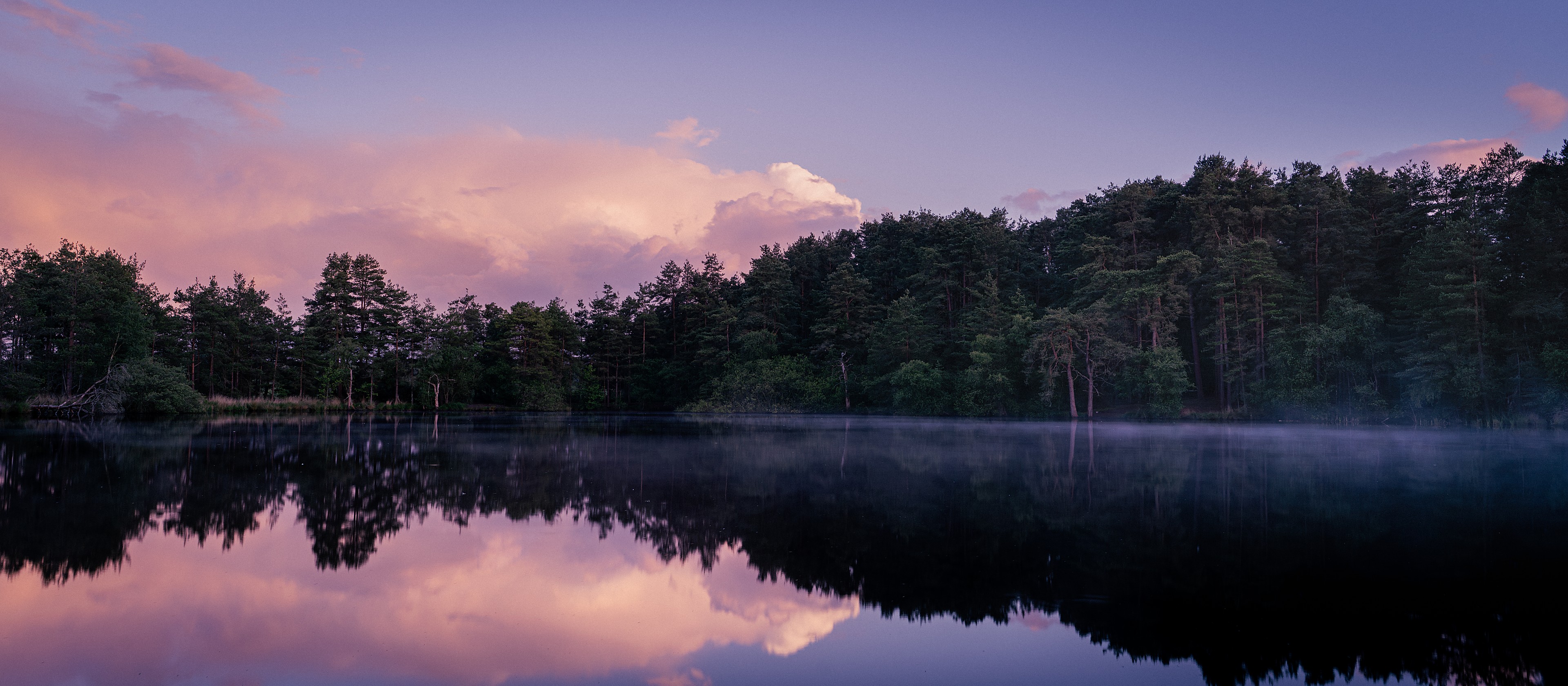 Sunset at The Moat, Thursley Common