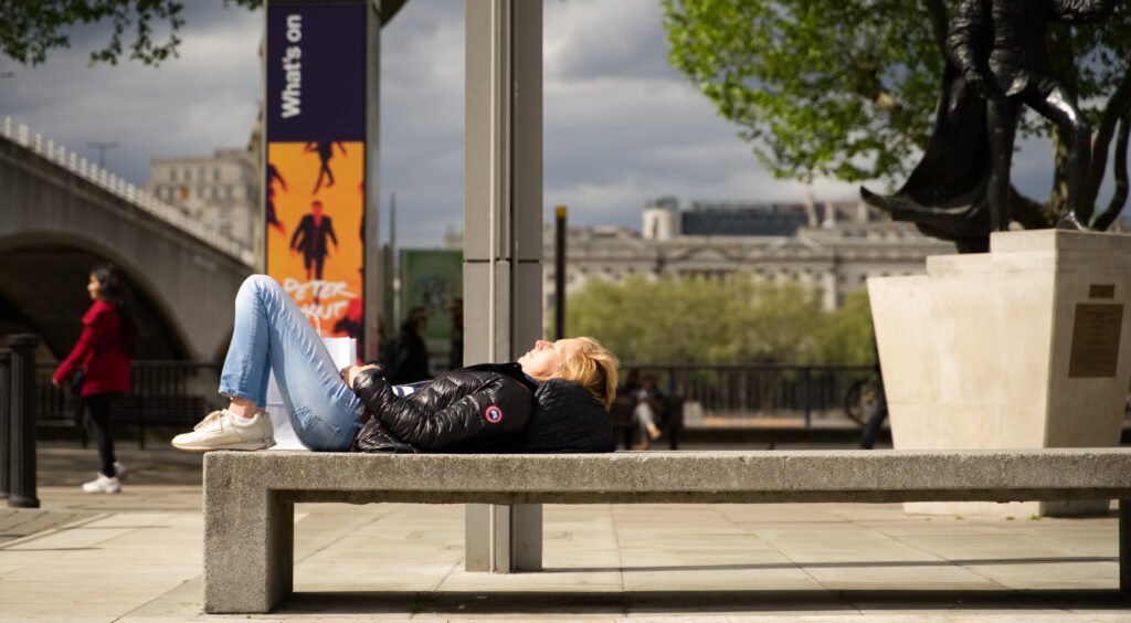 Side Relief of a Sleeper — United Kingdom - London